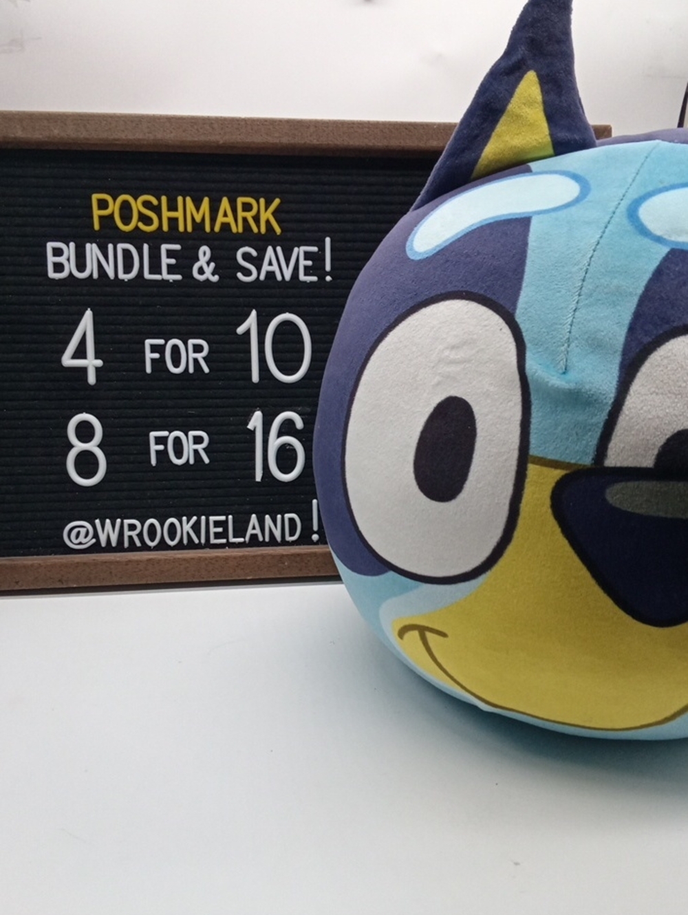 Bluey Round Plush